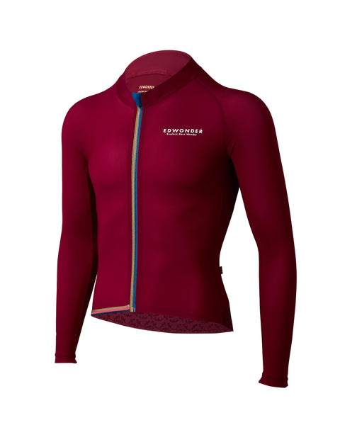 Men's EdW Edition Long Sleeve Jersey 3.0 - Sangria Red